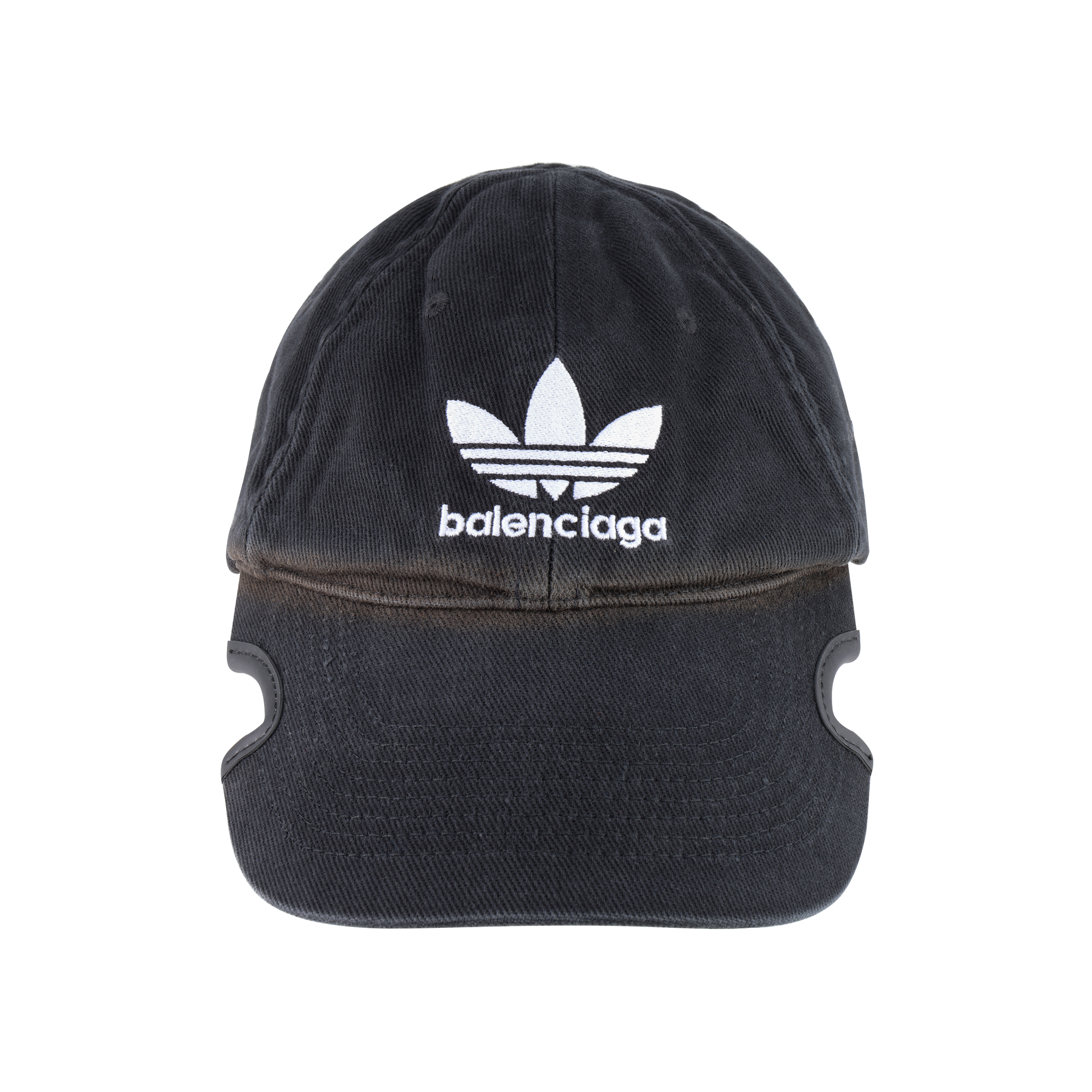 Purchase Balenciaga Embroidered Logo Black Cotton Cap for Men. 723749410B2