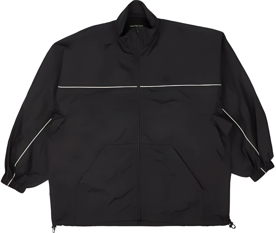 balenciaga-embroidered-logo-black-polo-jacket-loose-fit-style-626315-tg-0114100