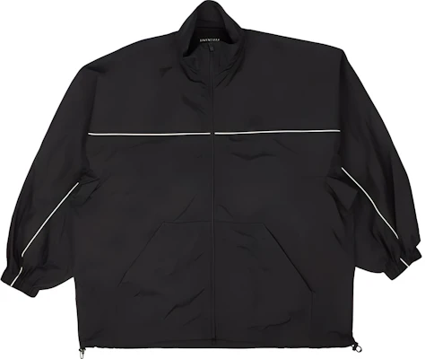 Balenciaga 刺繡Logo黑色寬版休閒Polo外套 626315TG0114100 Buy Balenciaga 刺繡Logo黑色寬版休閒Polo外套 626315TG0114100