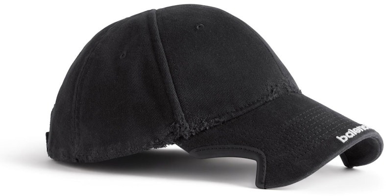 Gorra Negra de Algodón con Logo Bordado Balenciaga para Hombre. 787078410B21077 Lookbook Gorra Negra de Algodón con Logo Bordado Balenciaga para Hombre. 787078410B21077