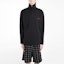 Purchase Balenciaga 刺繡Logo半拉鍊套頭衫衛衣 男款 黑色 486144TWK521000