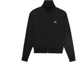 Balenciaga Embroidered Logo Zip-Up Track Jacket Black Regular Fit 601727TGV041070 Balenciaga Embroidered Logo Zip-Up Track Jacket Black Regular Fit 601727TGV041070