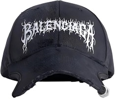 Balenciaga Embroidered Unisex Couple Black Baseball Cap. 771963410B21702 Balenciaga Embroidered Unisex Couple Black Baseball Cap. 771963410B21702