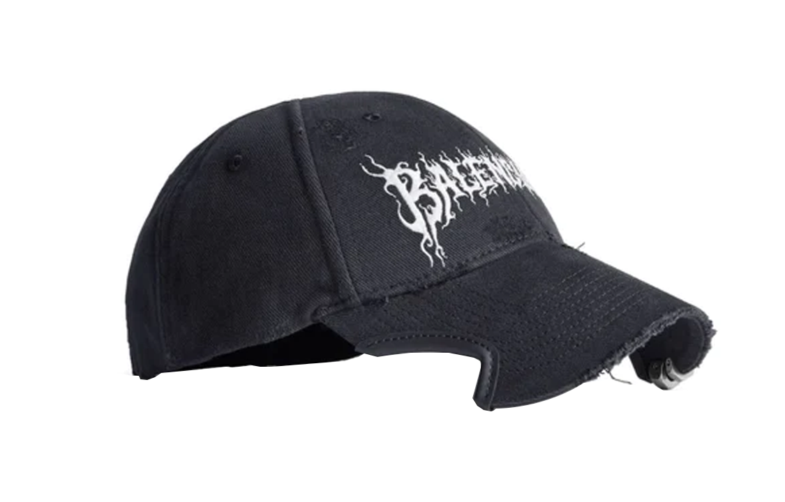 Lookbook バレンシアガ 刺繍 ユニセックス ブラック ベースボールキャップ パリピペア用 771963410B21702