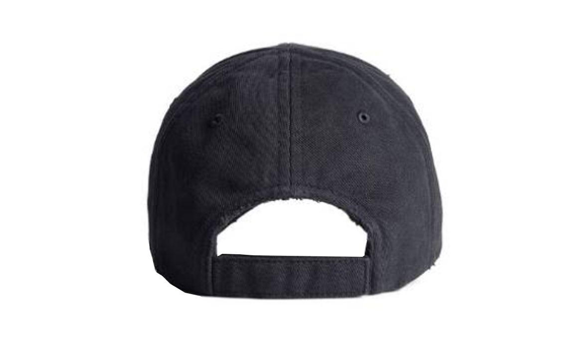 Shop バレンシアガ 刺繍 ユニセックス ブラック ベースボールキャップ パリピペア用 771963410B21702