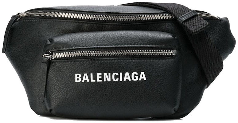 Balenciaga Everyday Belt Bag Leather Black Buy Balenciaga Everyday Belt Bag Leather Black