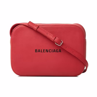 Balenciaga Everyday Camera Shoulder Bag XS Red