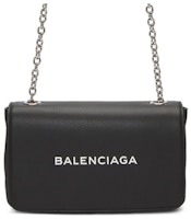 Balenciaga Everyday Chain Wallet Bag Black Balenciaga Everyday Chain Wallet Bag Black