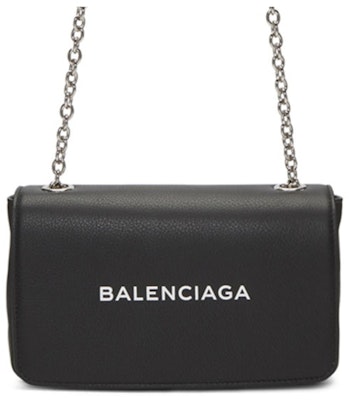 Balenciaga Everyday Chain Wallet Bag Black Buy Balenciaga Everyday Chain Wallet Bag Black