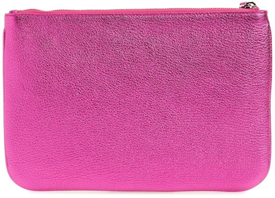 Balenciaga Everyday Leather Pouch Metallic Pink Order Balenciaga Everyday Leather Pouch Metallic Pink