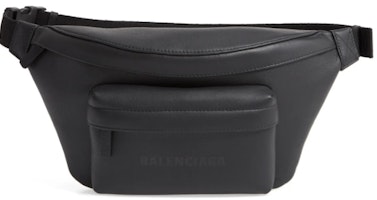 Balenciaga Everyday Logo Belt Bag Black Balenciaga Everyday Logo Belt Bag Black