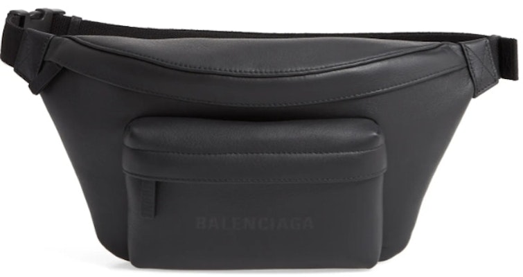 Balenciaga Everyday Logo Belt Bag Black Buy Balenciaga Everyday Logo Belt Bag Black
