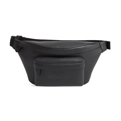 Balenciaga Everyday Logo Belt Bag Black