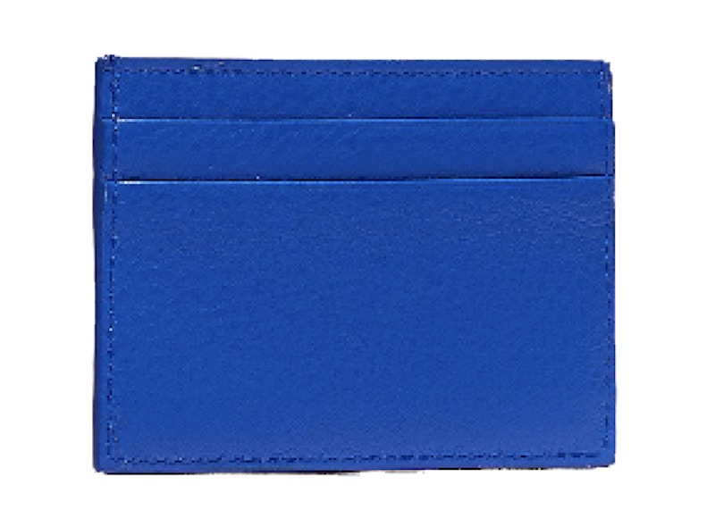 Order 巴黎世家每日Logo印花卡片套 藍/白