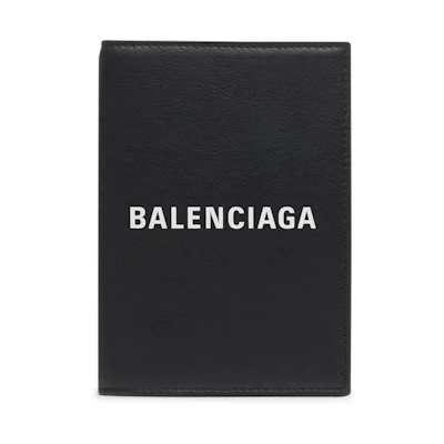 Balenciaga Everyday Passport Holder Black/White
