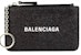 Balenciaga Everyday Zipper Card Case Black