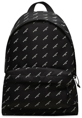 Balenciaga Explorer Backpack Logos Large Black/White Buy Balenciaga Explorer Backpack Logos Large Black/White