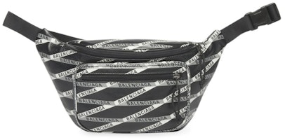 Balenciaga Explorer Belt Pack Monogram Black/Silver Balenciaga Explorer Belt Pack Monogram Black/Silver