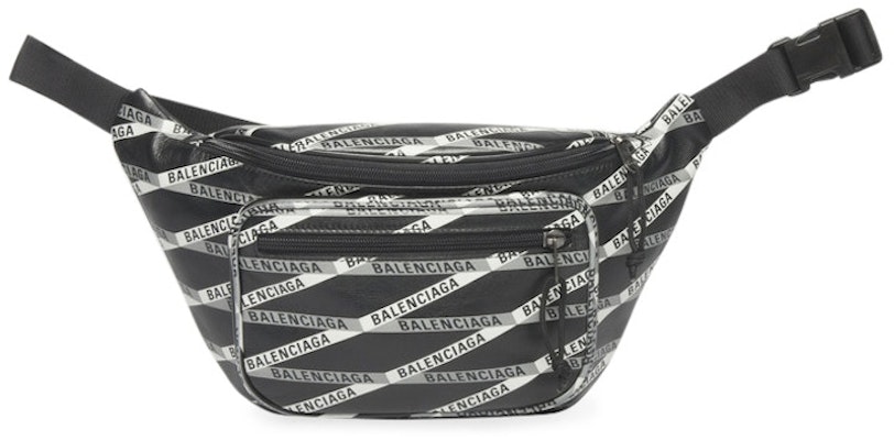 Balenciaga Explorer Belt Pack Monogram Black/Silver Buy Balenciaga Explorer Belt Pack Monogram Black/Silver