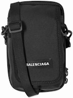 Balenciaga Explorer Logo Crossbody Pouch Black Balenciaga Explorer Logo Crossbody Pouch Black