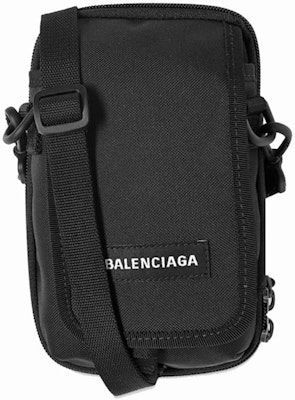 Balenciaga Explorer Logo Crossbody Pouch Black Buy Balenciaga Explorer Logo Crossbody Pouch Black