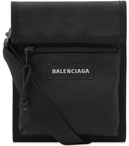 balenciaga-explorer-pouch-with-strap-black