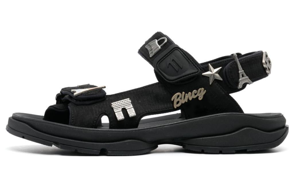 Balenciaga Fabric Sandal 'Black Fashion Casual' 706279W2CCP