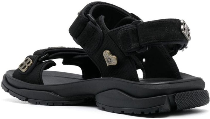 발렌시아가 패브릭 샌들 (블랙 캐주얼) 706279W2CCP Shop 발렌시아가 패브릭 샌들 (블랙 캐주얼) 706279W2CCP