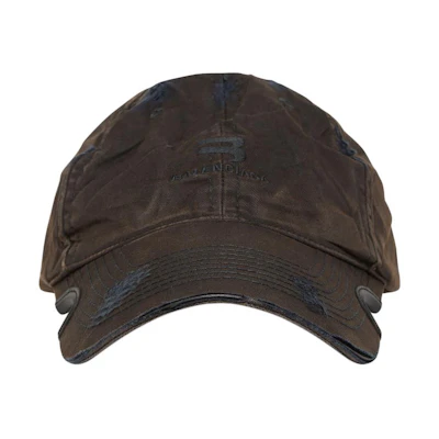 Balenciaga Faded Distressed Cotton Baseball Cap Unisex. 697754414B41000