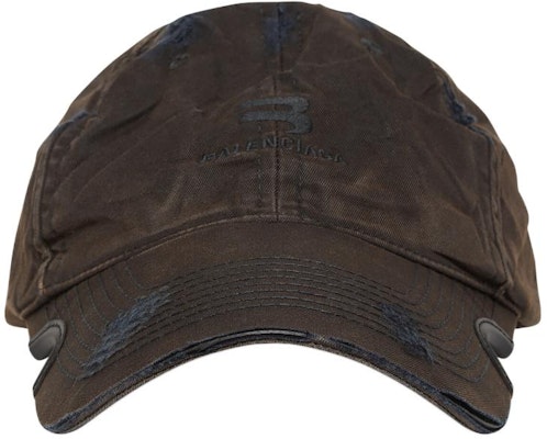 Balenciaga Faded Distressed Cotton Baseball Cap Unisex. 697754414B41000 Order Balenciaga Faded Distressed Cotton Baseball Cap Unisex. 697754414B41000