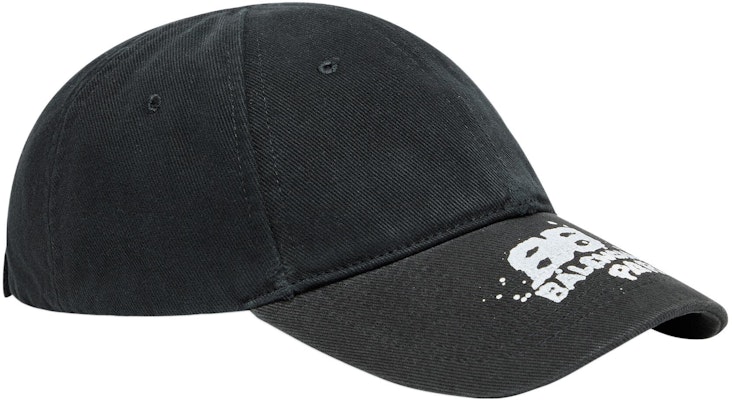Balenciaga Fashion Print Cotton Black Baseball Cap for Men. 723771410B21077 Shop Balenciaga Fashion Print Cotton Black Baseball Cap for Men. 723771410B21077