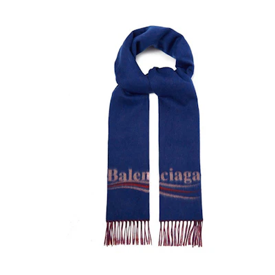 Balenciaga Fashion Wool Scarf Colorblock Design 512731466B54374
