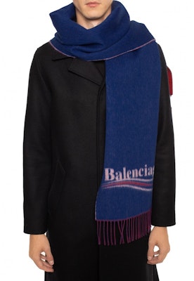 巴黎世家时尚羊毛围巾拼色设计 512731466B54374 Shop 巴黎世家时尚羊毛围巾拼色设计 512731466B54374