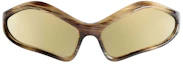 Buy 발렌시아가 펜넥 오벌 선글라스 브론즈 (768054T00072681)