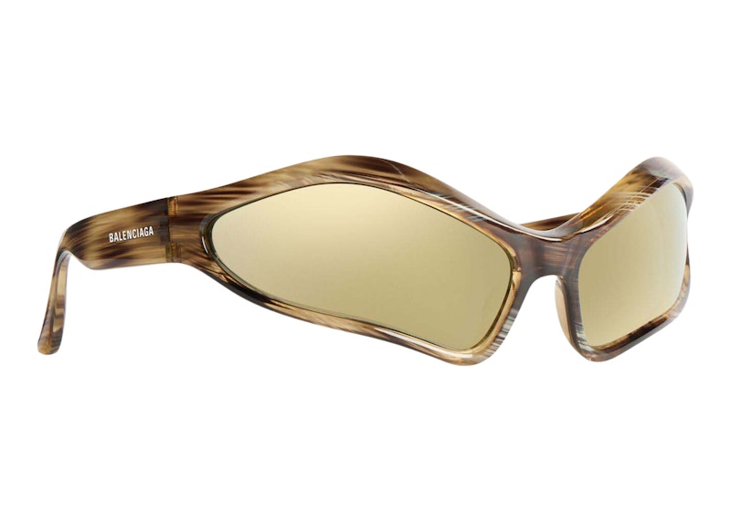 Order 발렌시아가 펜넥 오벌 선글라스 브론즈 (768054T00072681) 
