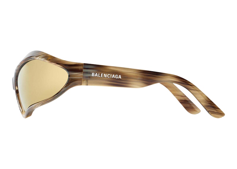 Lookbook 발렌시아가 펜넥 오벌 선글라스 브론즈 (768054T00072681) 
