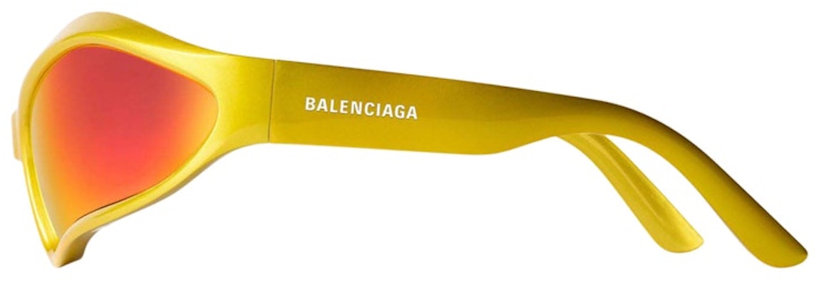 Balenciaga Fennec Oval Sunglasses Yellow/Red (768054T00077037) Lookbook Balenciaga Fennec Oval Sunglasses Yellow/Red (768054T00077037)
