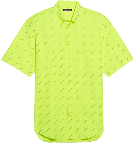 balenciaga-fluorescent-yellow-all-over-logo-short-sleeve-shirt-534332-tilx-67110
