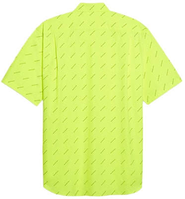 발렌시아가 형광 옐로우 올오버 로고 반팔 셔츠 534332TILX67110 Lookbook 발렌시아가 형광 옐로우 올오버 로고 반팔 셔츠 534332TILX67110