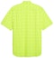 Lookbook 발렌시아가 형광 옐로우 올오버 로고 반팔 셔츠 534332TILX67110