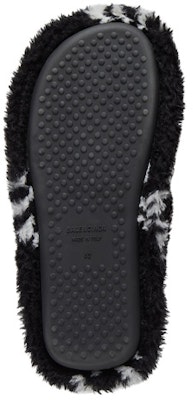 Balenciaga Furry Sandal 'Allover Logo - Black' 699675W2B411090 Purchase Balenciaga Furry Sandal 'Allover Logo - Black' 699675W2B411090
