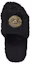 Shop Balenciaga Furry Slide ''Zwart Goud'' 654747W2DO31080