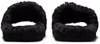 Details for 巴黎世家 Furry 羊皮毛一體平底時尚涼拖 男款 黑色