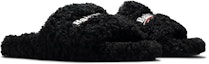 Cheap (女性)Balenciaga 絨毛拖鞋 '黑紅色' 654261-W2DO1-1096