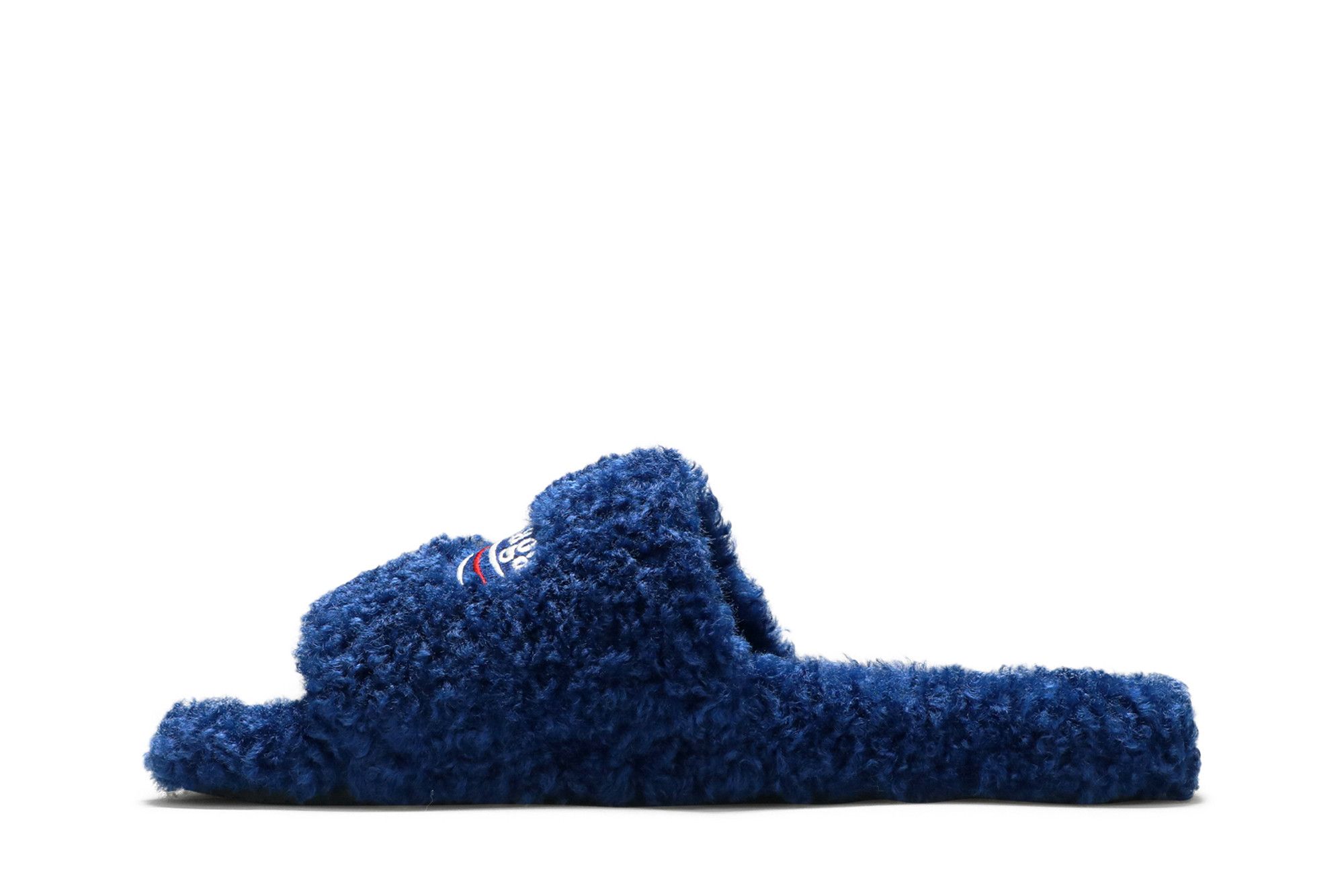 Lookbook Balenciaga Furry Slides 'Blue' 654747W2DO14096