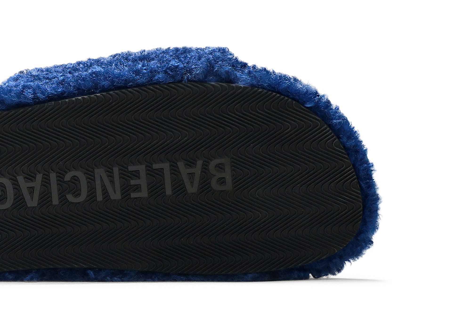 Purchase Balenciaga Furry Slides 'Blue' 654747W2DO14096