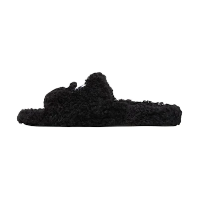 Balenciaga Furry Slides 'Cities Paris - Black'