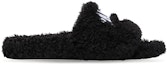 Order 巴黎世家毛絨拖鞋「城市系列 巴黎 - 黑色」654747-W2DO2-1001