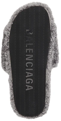 Balenciaga Selipar Bulu 'Kelabu' 654747-W2DO1-1596 Sizing Balenciaga Selipar Bulu 'Kelabu' 654747-W2DO1-1596