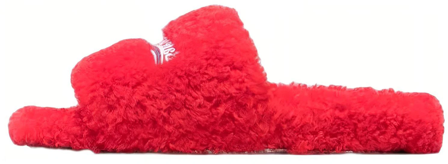 balenciaga-furry-slides-red